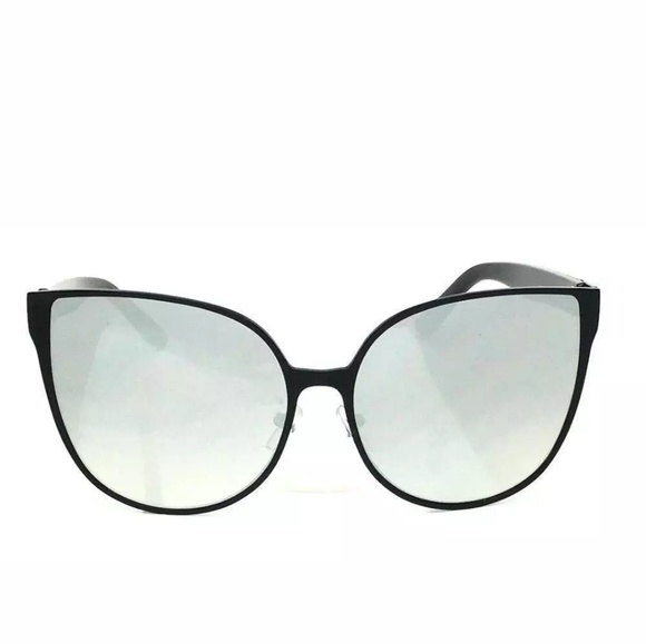 🍍Trendy Cateye Mirror Black Sunglasses - Picture 3 of 6